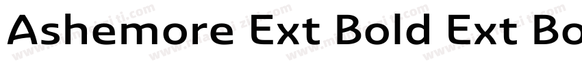 Ashemore Ext Bold Ext Bold字体转换